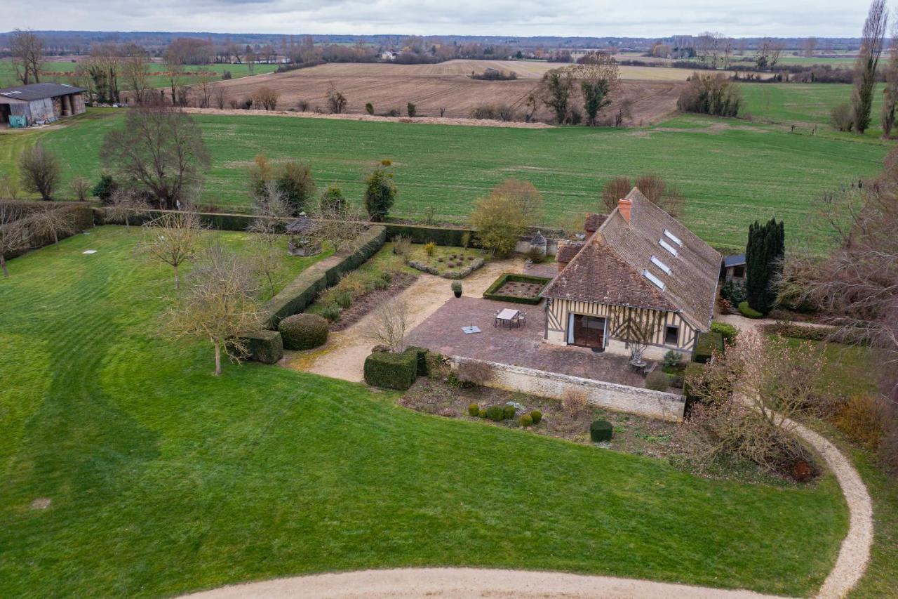 Maison "Jardin Gaillard" Bieville-en-Auge Exterior foto